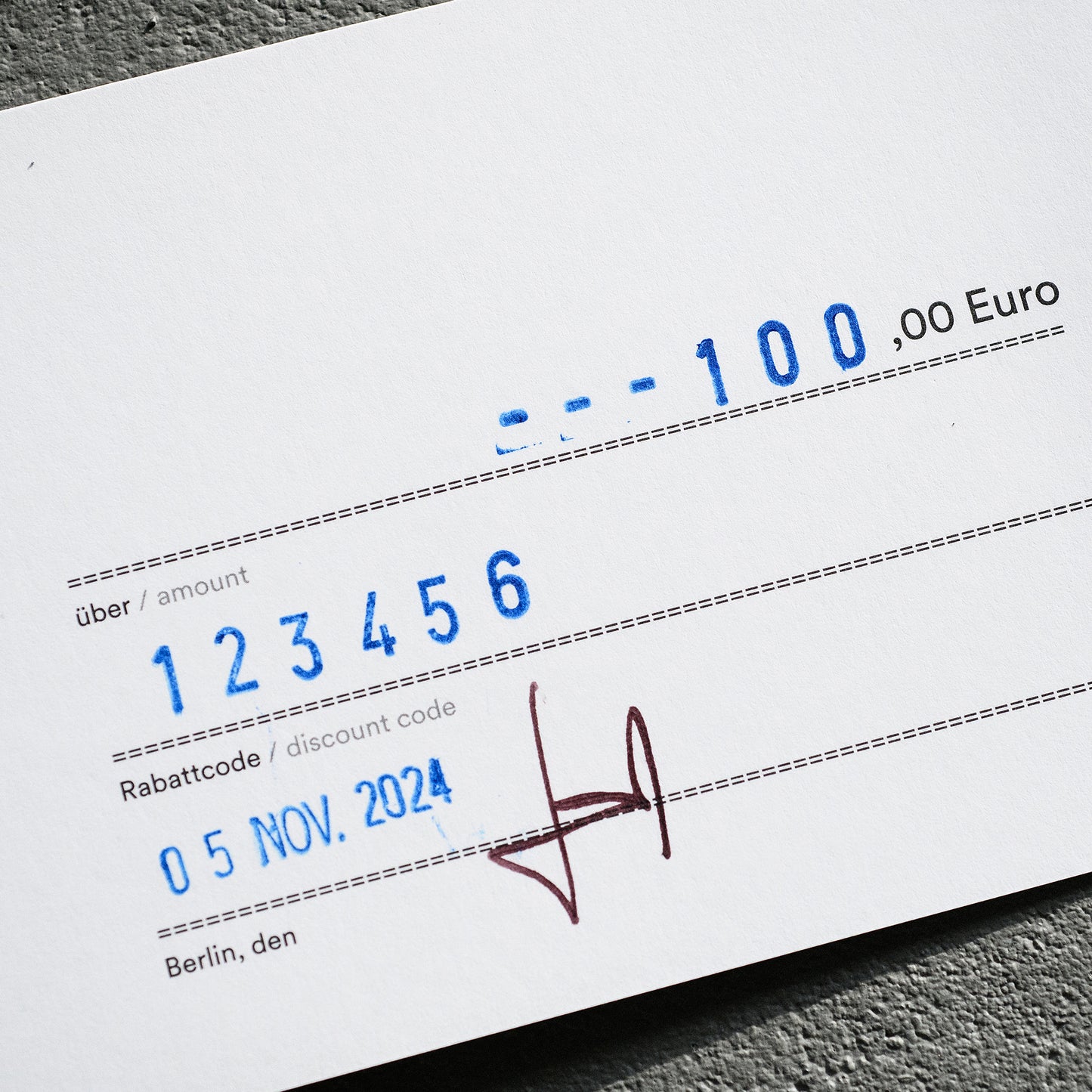 0013 KAFD Gift Card/Geschenkgutschein